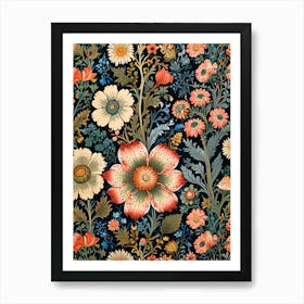 William Morris Floral Pattern 3 Poster