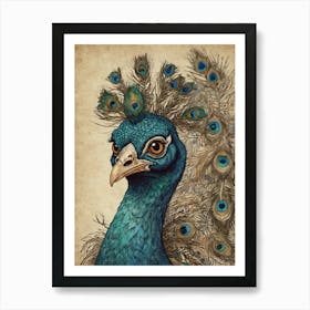 Peacock 20 Art Print