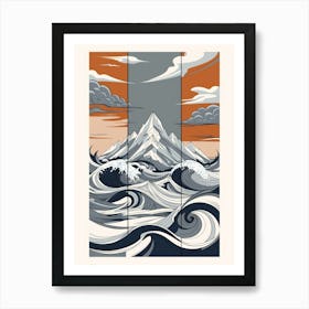 Ocean Waves 1 Art Print