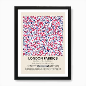 Poster Heather Heaven London Fabrics Floral Pattern 1 Art Print