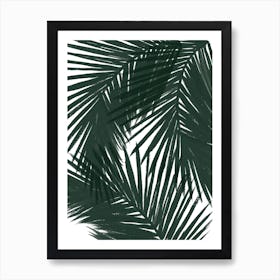 Green Palms Art Print