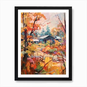 Autumn Gardens Painting Longhouse Reserve Usa 2 Art Print