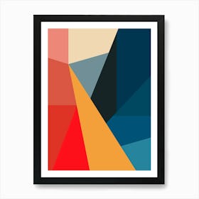 Bold Geometric Abstract Three Art Print