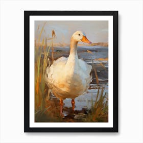 Bird Painting Goose 4 Art Print