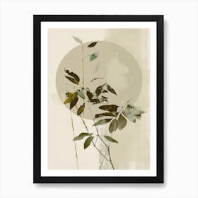 Green Twig No 3 Art Print