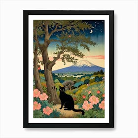 William Morris Cat In The Forest Art Print