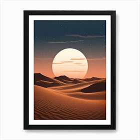 Desert Landscape 11 Art Print