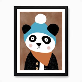 Panda Bear Kids Art Print