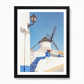 Windmill In Spain Art Print