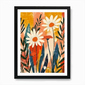 Namaqualand Daisy Groovy 27 Art Print