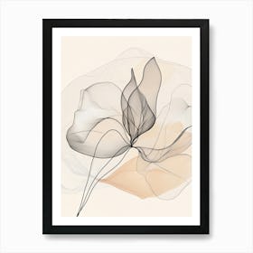 Abstract Flower 80 Art Print