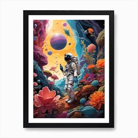 Astro Planet 2 Art Print