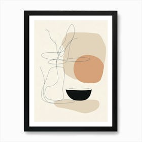 Bowl And Vase Art Print