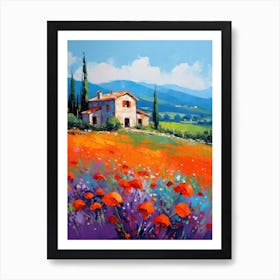 Poppies In The Meadow 6 Art Print