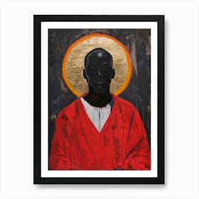 'The Man In Red' 2 Art Print