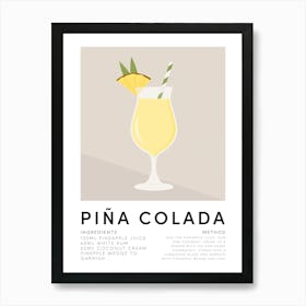 Pina Colada No.1 Art Print