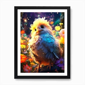 Cute Little Chicken Art Print