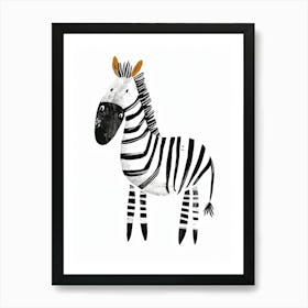 Black And White Joy Children Prints & Kids Posters Art Print