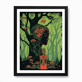 Tree In The Forest Art Print