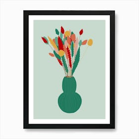 Dried Flowers Art Print