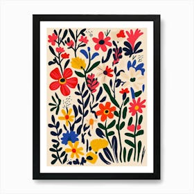 Floral Pattern 21 Art Print