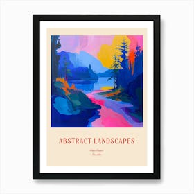 Colourful Abstract Vancouver Canada 1 Poster Art Print