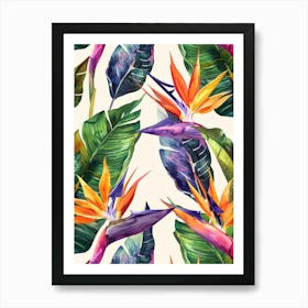 Bird Of Paradise 12 Art Print