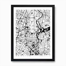 Berlin B&W Art Print