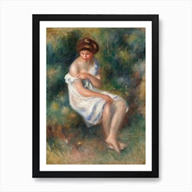 The Bather (1900), Pierre Auguste Renoir Art Print