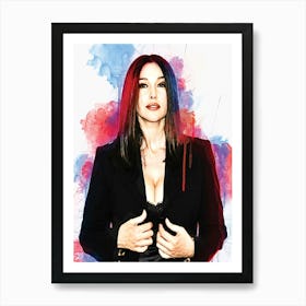 Monica Bellucci 3 Art Print