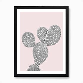 Cactus Art Print Pink
