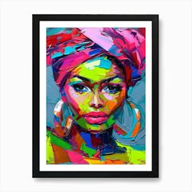 Afro-American Woman 46 Art Print