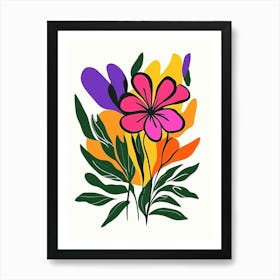 Abstract Flower 87 Art Print