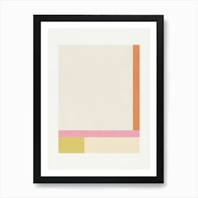 ABSTRACT MINIMALIST GEOMETRY - CANDY 01 Poster