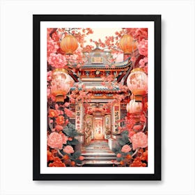 Chinese New Year Decorations 8 Art Print