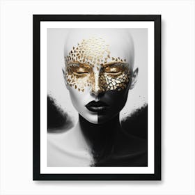 Black And Gold 1 Art Print