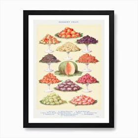 Dessert Fruit Apricots Art Print