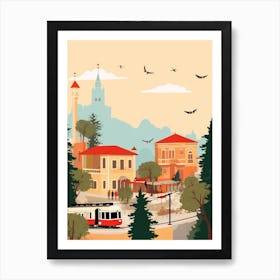 Turkey 2 Travel Illustration Art Print