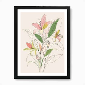 Lily Of The Valley 4 Art Print