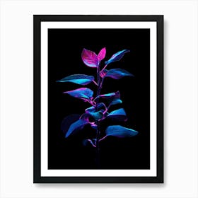 Glow In The Dark Plant 3 Art Print