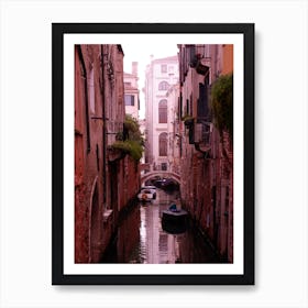 Venice Canal Channel Water Italian Italy Milan Venice Florence Rome Naples Toscana photo photography art travel Art Print