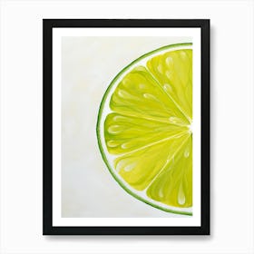 Lime Slice Art Print