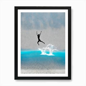 To The Water, Swimming Pool Art Print