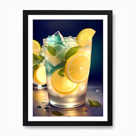 Iced Lemonade 4 Art Print