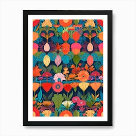 Floral Pattern 5 Art Print