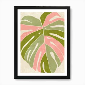 Tropical Leaf Canvas Art Art Print
