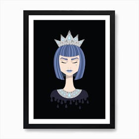 Queen Of Sorrow Art Print