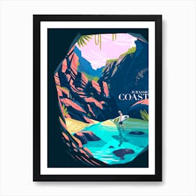 Jurassic Coast Art Print