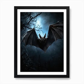 Bat Cave Realistic 3 Art Print