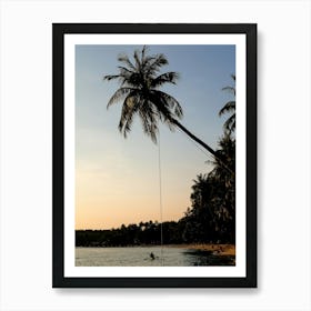 The Palm Swing | Koh Kood Thailand photography print Art Print